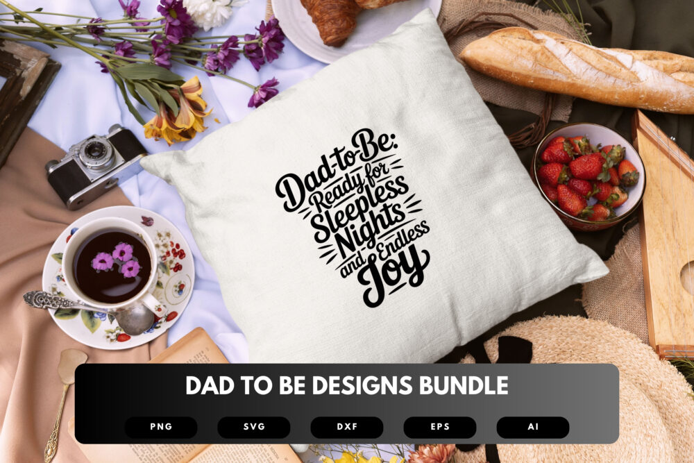 Dad to Be SVG Bundle | New Father Quotes, Pregnancy Announcement Cut Files for Cricut & Sublimation - Image 2