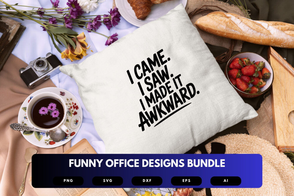 Funny Office SVG Bundle | Workplace Humor Quotes, Sarcastic Cut Files for Cricut & Sublimation - Image 2