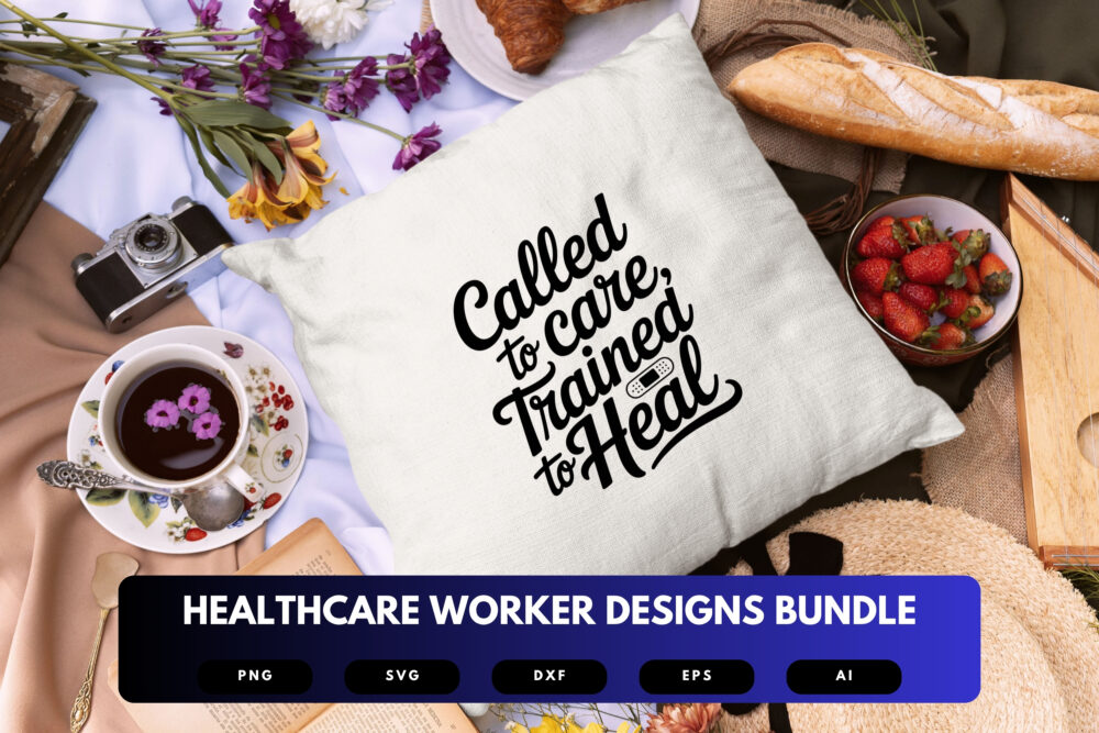 Healthcare Worker SVG Bundle | Medical Quotes , Nurse Doctor Cut Files for Cricut & Sublimation - Image 3