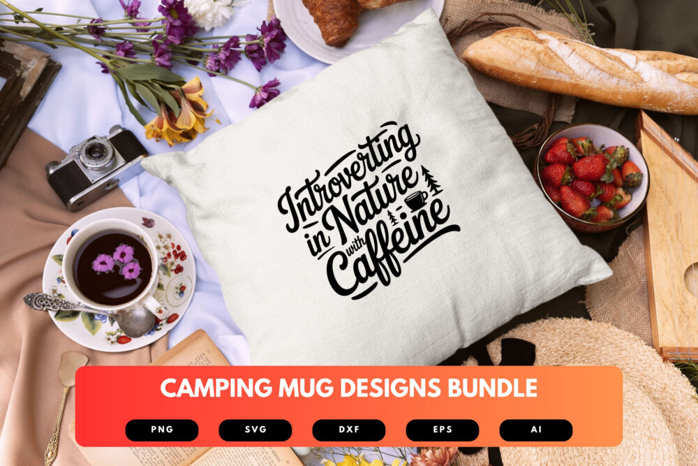 Camping Mug SVG Bundle | Outdoor Adventure Quotes Cut Files for Cricut, Silhouette & Sublimation - Image 3