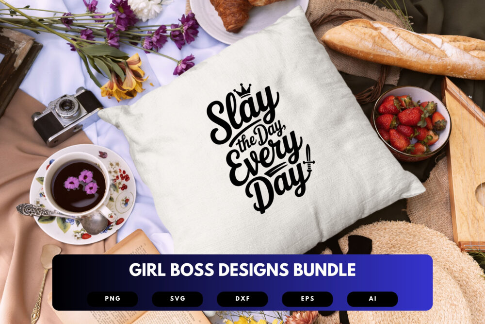 Girl Boss SVG Bundle | Empowering Female Entrepreneur Quotes Cut Files for Cricut, Silhouette & Sublimation - Image 3