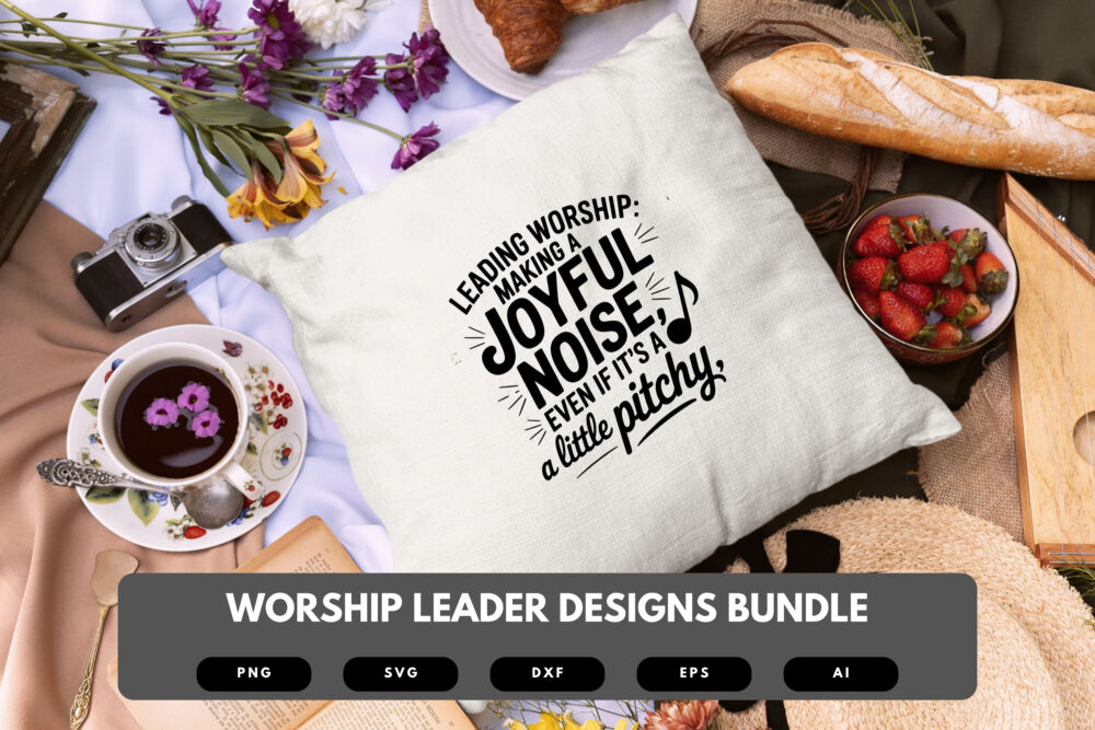 Worship Leader SVG Bundle | Faith Quotes for Church, Cricut Cut Files, Sublimation & DIY Crafts - Image 2