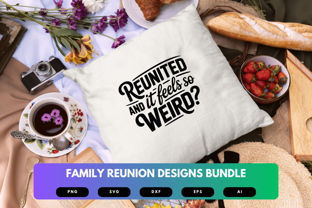 Family Reunion SVG Bundle | Funny Family Quotes, Reunion Clipart , Silhouette Cut Files for Cricut & Sublimation - Image 3