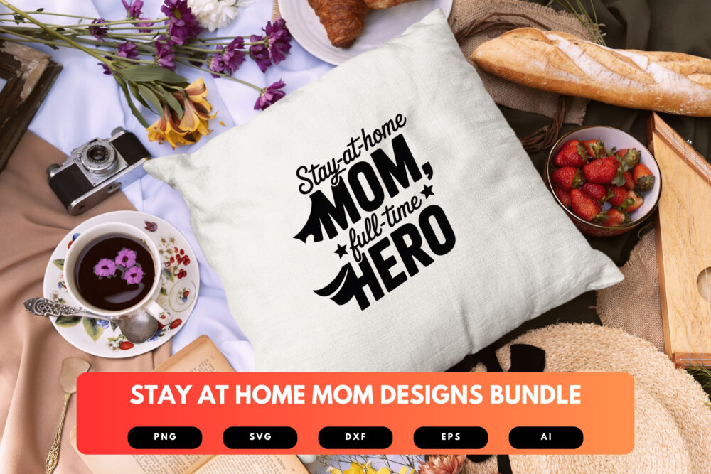 Stay-at-Home Mom SVG Bundle | Funny Mom Life Quotes, Parenting Clipart , Silhouette Cut Files for Cricut & Sublimation - Image 3
