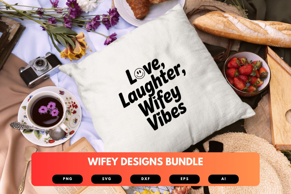 Wifey SVG Bundle | Romantic Wife Quotes, Marriage Clipart , Silhouette Cut Files for Cricut & Sublimation - Image 3