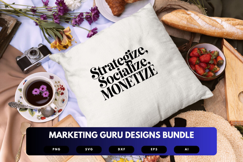 Marketing Guru SVG Bundle | Digital Marketing Quotes, Advertising Clipart , Entrepreneur Cut Files for Cricut & Sublimation - Image 2