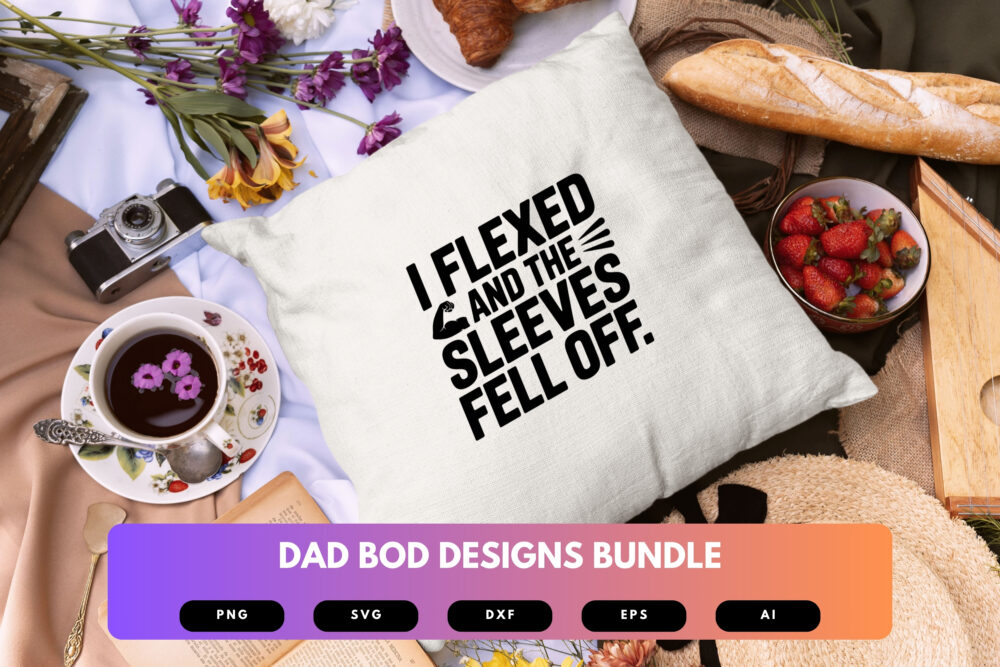 Dad Bod SVG Bundle | Funny Father Clipart, Dad Life Silhouette Cut Files for Cricut & Sublimation - Image 3