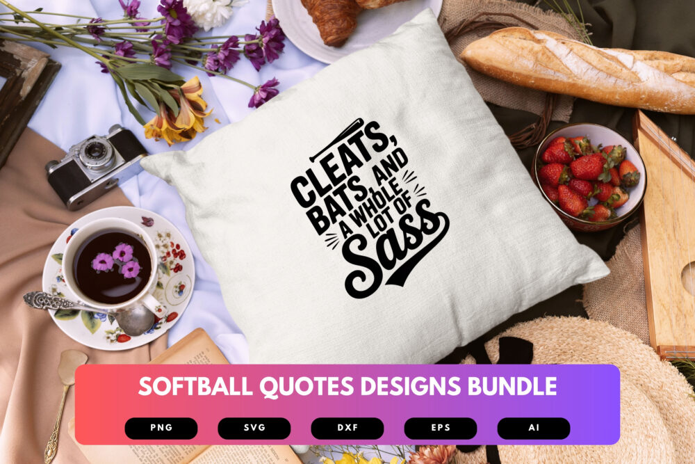 Softball SVG Bundle | Motivational Funny Softball Quotes Cut Files for Cricut, Sublimation & DIY Crafts - Image 2