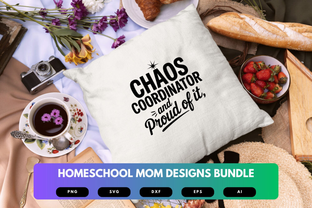 Homeschool Mom SVG Bundle | Funny Homeschooling Quotes , Cut Files for Cricut, Sublimation & DIY Crafts - Image 3