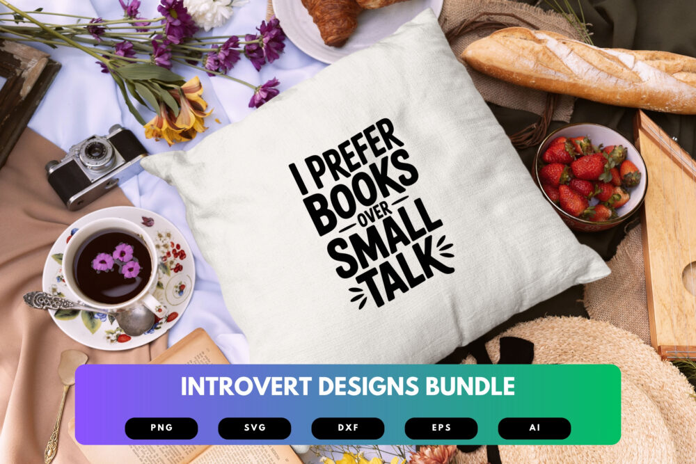 Introvert SVG Bundle | Funny Anti-Social Quotes , Quiet Life Cut Files for Cricut, Sublimation & DIY Crafts - Image 3
