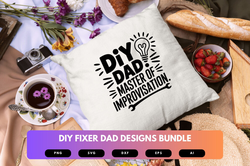 DIY Fixer Dad SVG Bundle | Handyman Clipart, Tool Silhouette Cut Files for Cricut & Sublimation - Image 3