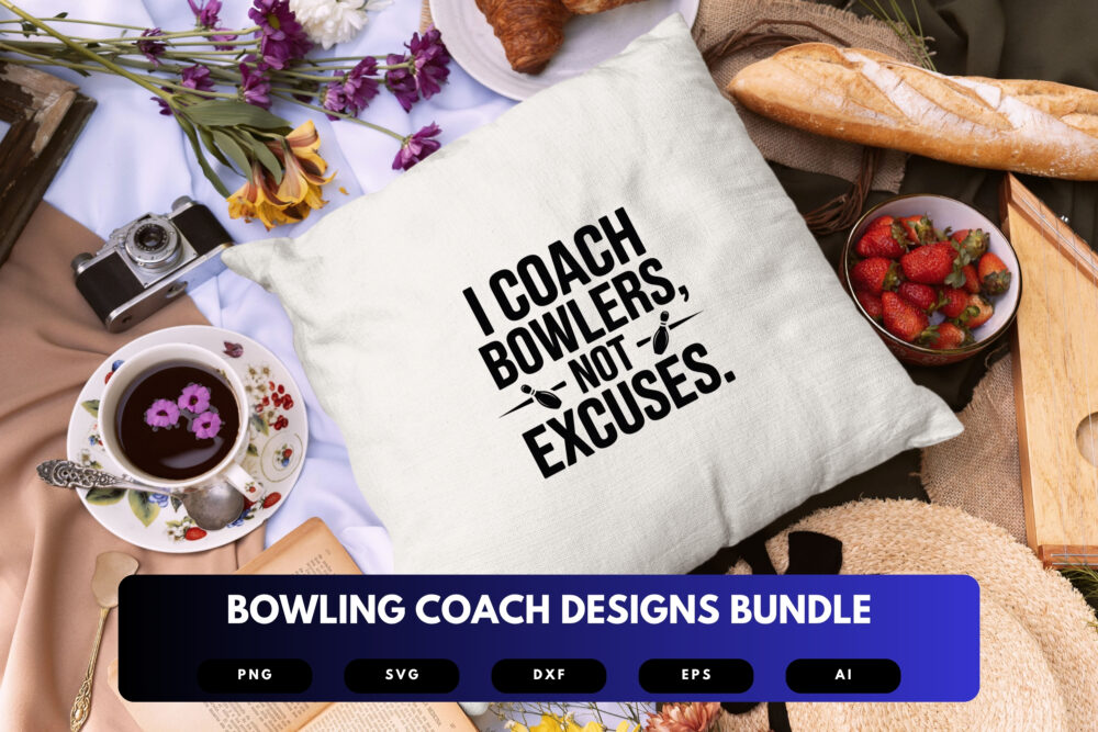Bowling Coach SVG Bundle | Sports Coach Clipart, Bowling Silhouette Cut Files for Cricut & Sublimation - Image 2