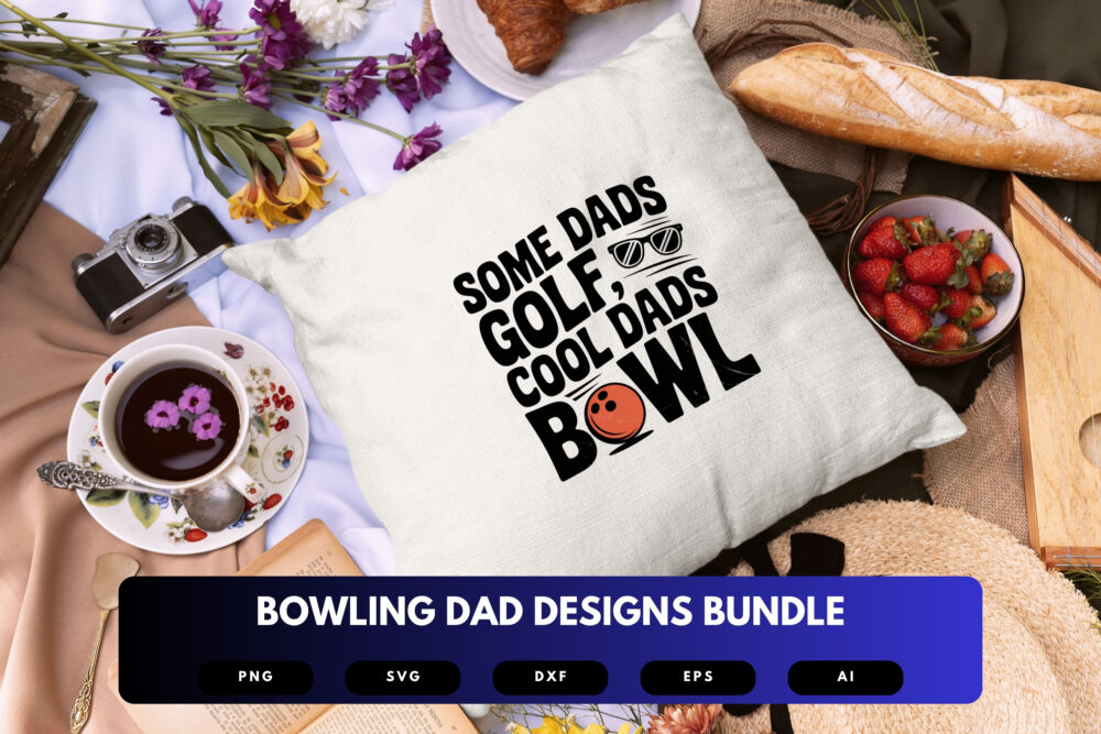 Bowling Dad SVG Bundle | Funny Bowling Clipart, Sports Silhouette Cut Files for Cricut & Sublimation - Image 2