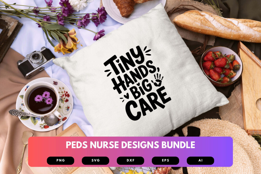 Pediatric Nurse SVG Bundle | Peds Nurse Clipart, Medical Cut Files for Cricut & Sublimation - Image 2