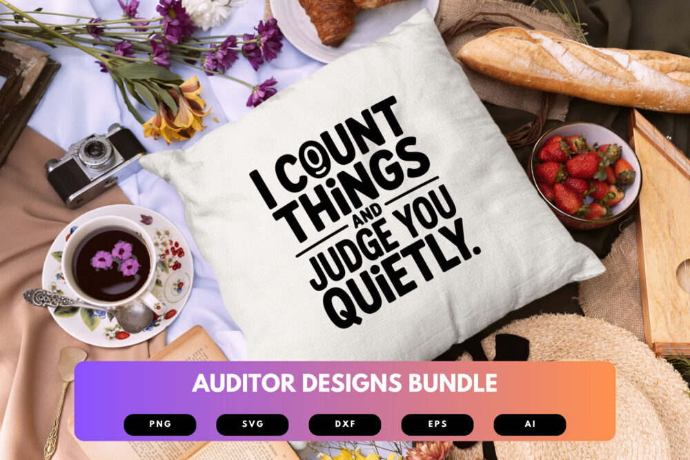Auditor SVG Bundle | Internal Audit Clipart, Funny Audit Quotes , Finance Cut Files for Cricut & Sublimation - Image 3