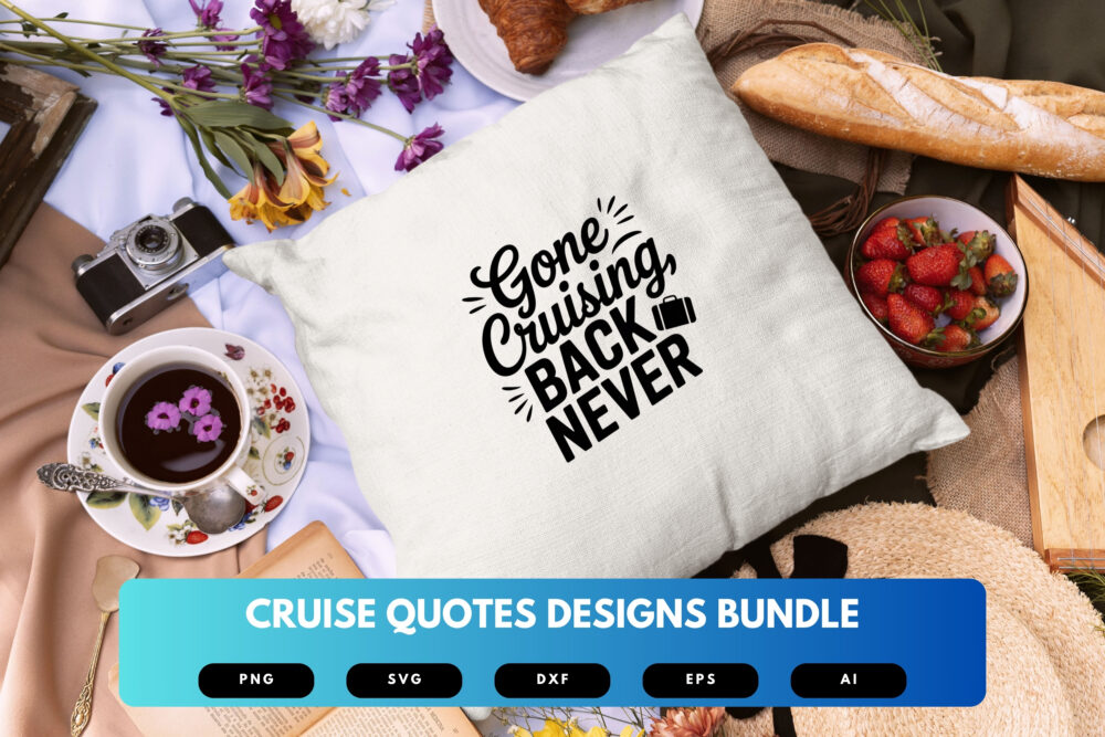 Cruise SVG Bundle | Funny Cruise Quote Clipart, Vacation Cut Files for Cricut & Sublimation - Image 2