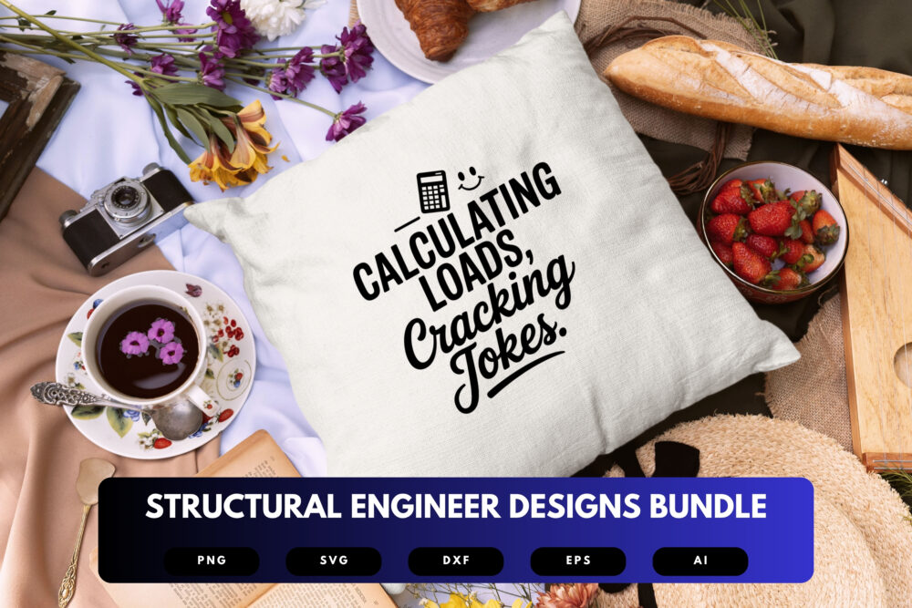 Structural Engineer SVG Bundle | Engineering Clipart, Structural Design Quote Cut Files for Cricut & Sublimation - Image 3