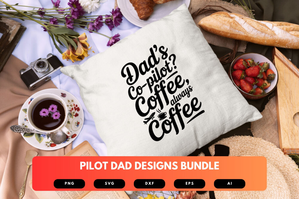 Pilot Dad SVG Bundle | Aviation Clipart, Funny Flying-Themed Silhouette Cut Files for Cricut & Sublimation - Image 3