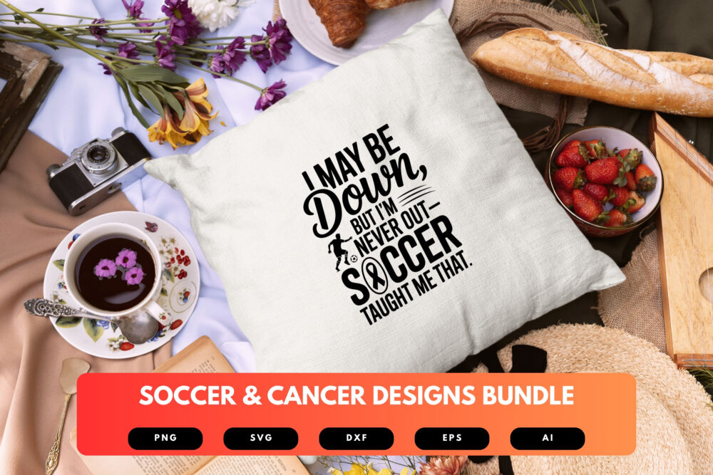Soccer and Cancer Awareness SVG Bundle | Soccer Support Clipart, Cancer Awareness Cut Files for Cricut & Sublimation - Image 2