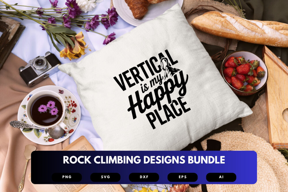 Rock Climbing SVG Bundle | Mountain Climber Clipart, Adventure Silhouette Cut Files for Cricut & Sublimation - Image 3