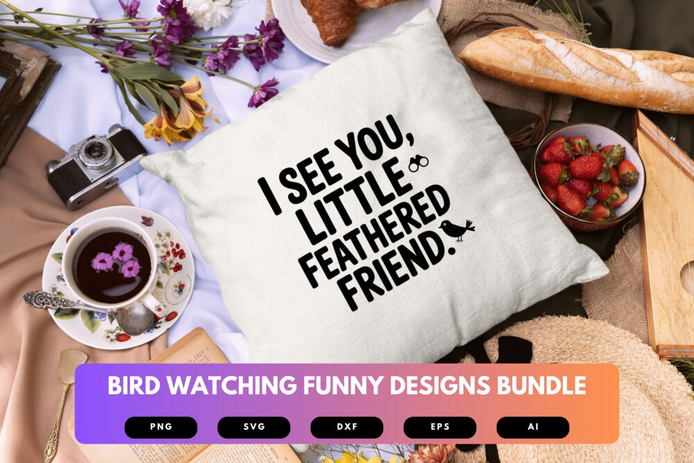 Bird Watching SVG Bundle | Funny Birdwatcher Clipart , Silhouette Cut Files for Cricut & Sublimation - Image 3