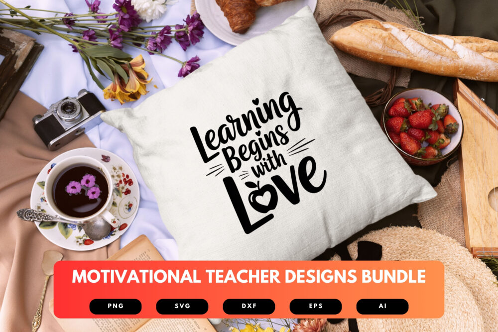 Motivational Teacher SVG Bundle | Inspirational Educator Clipart, Teacher Quote Cut Files for Cricut & Sublimation - Image 2