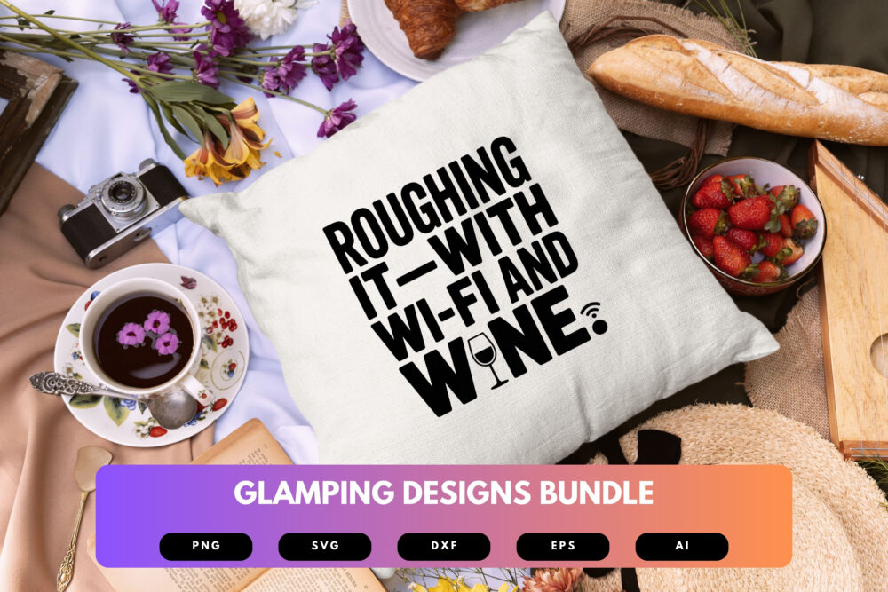 Glamping SVG Bundle | Glam Camping Clipart, Outdoor Adventure Cut Files for Cricut & Sublimation - Image 3
