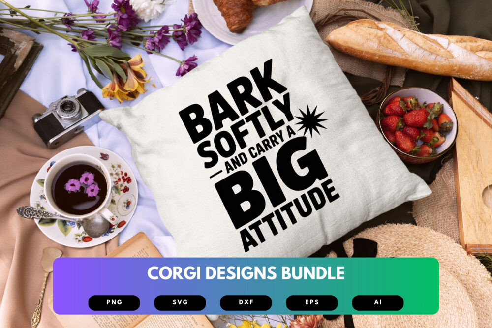 Corgi SVG Bundle | Dog Clipart, Funny Pet Silhouette Cut Files for Cricut & Sublimation - Image 3