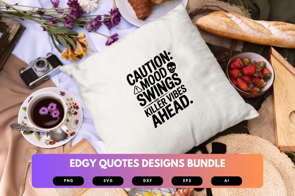 Edgy Quote SVG Bundle | Bold Sayings, Sarcastic Typography Cut Files for Cricut, Silhouette & Sublimation - Image 2