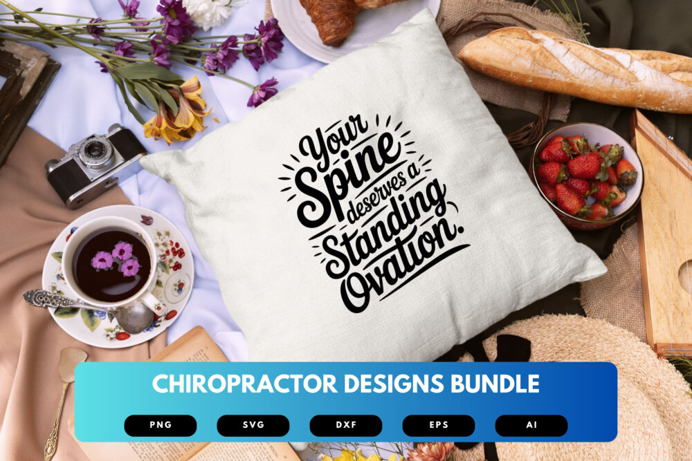 Chiropractor SVG Bundle | Spine Health Clipart, Chiropractic Silhouette Cut Files for Cricut & Sublimation - Image 2