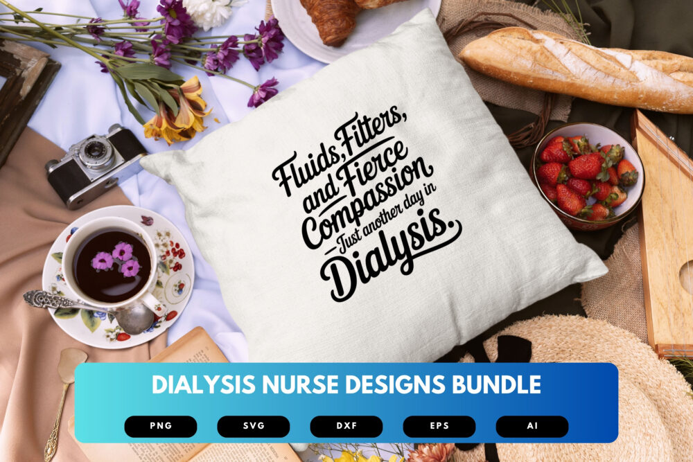 Dialysis Nurse SVG Bundle | Kidney Care Clipart, Medical Silhouette Cut Files for Cricut & Sublimation - Image 2