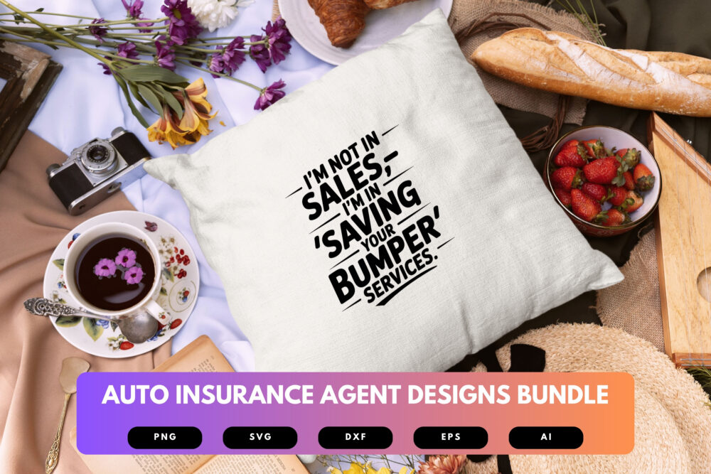 Auto Insurance Agent SVG Bundle | Insurance Quote Clipart, Agent Silhouette Cut Files for Cricut & Sublimation - Image 2
