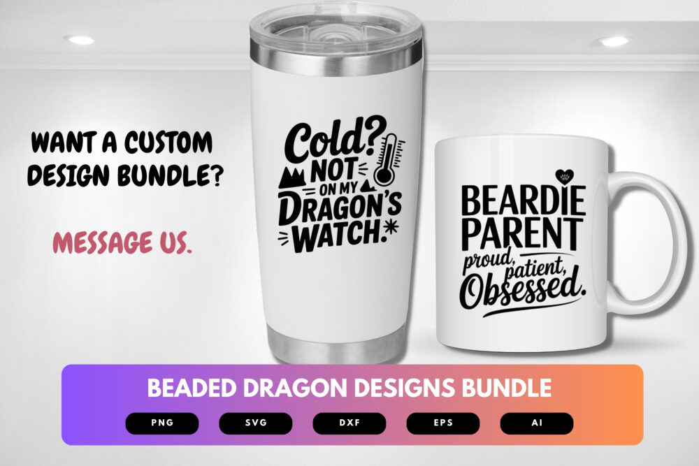 Bearded Dragon SVG Bundle | Cute Lizard Clipart, Reptile Silhouette Cut Files for Cricut & Sublimation - Image 2